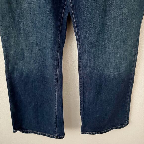 LAUREN JEANS CO x RALPH LAUREN | High Rise Wide Boot Cut Denim Dark | Size 20W - Picture 6 of 10